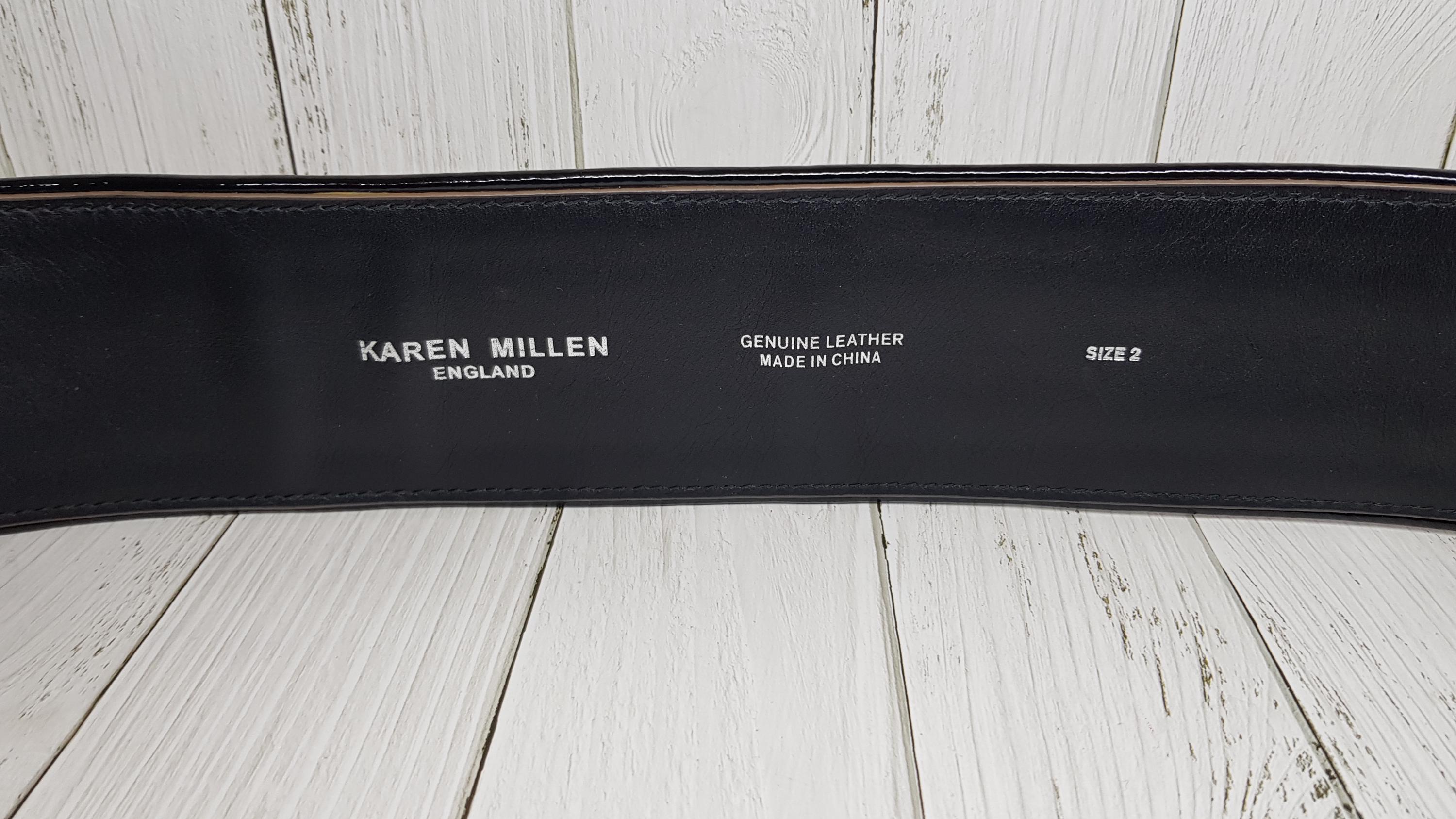 Karen Millen belt size‎ 2 KAREN MILLEN Leather Belt, Size 2 - Etsy main image 3