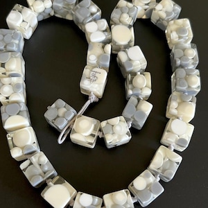 Vintage Sobral resin beads signed by Carlos Sobral