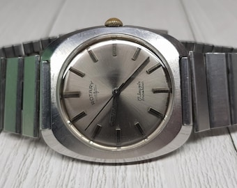 Vintage 17 Jewel Rotary Incabloc Men's Watch, Circa 1970