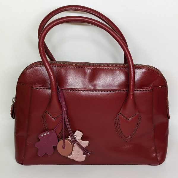 Radley vintage leather bag, 31x19 cm.