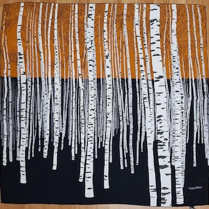 Valentino silk scarf, 81x82 cm.