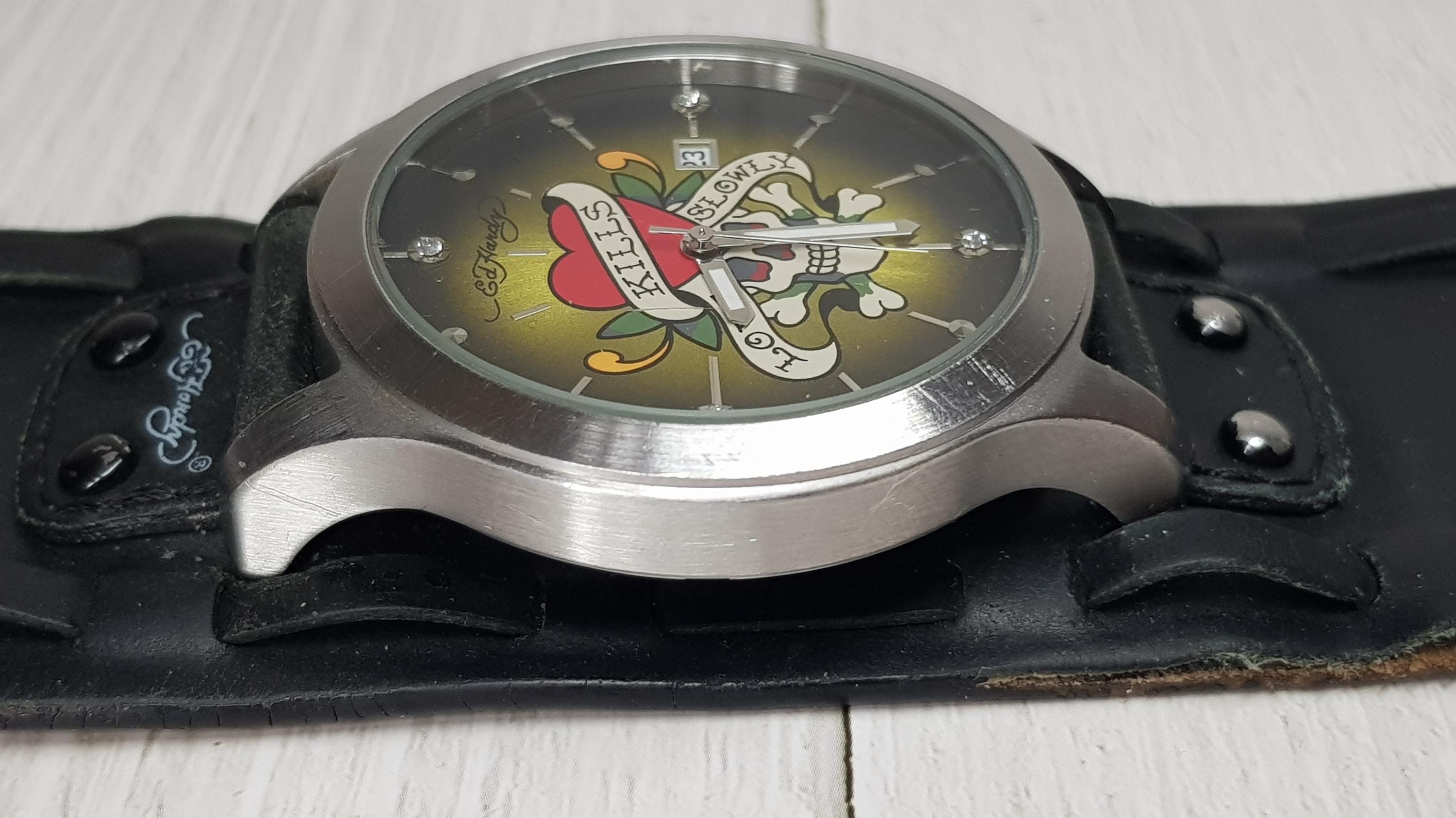 Ed Hardy Skull Herren Uhr Watch, GL-LK11724 - Etsy Canada