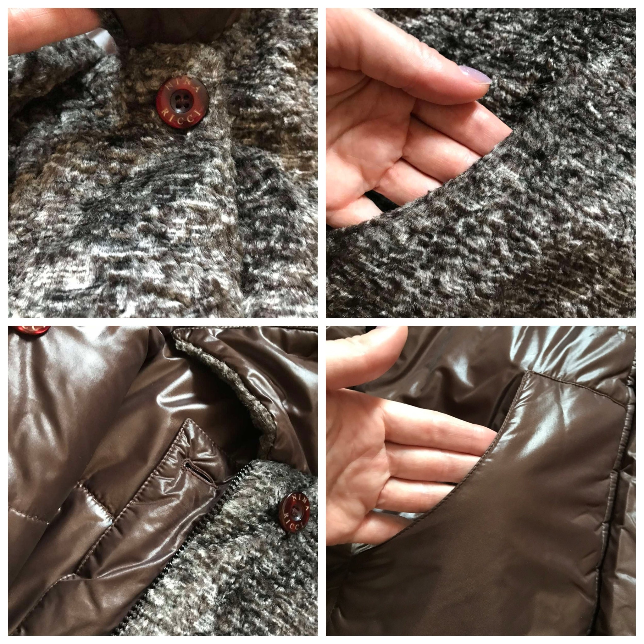 NINA RICCI Evolution Reversible Women's Warm Jacket, Perfect