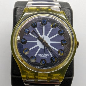 SWATCH vintage watch from 1991, Switzerland, running.