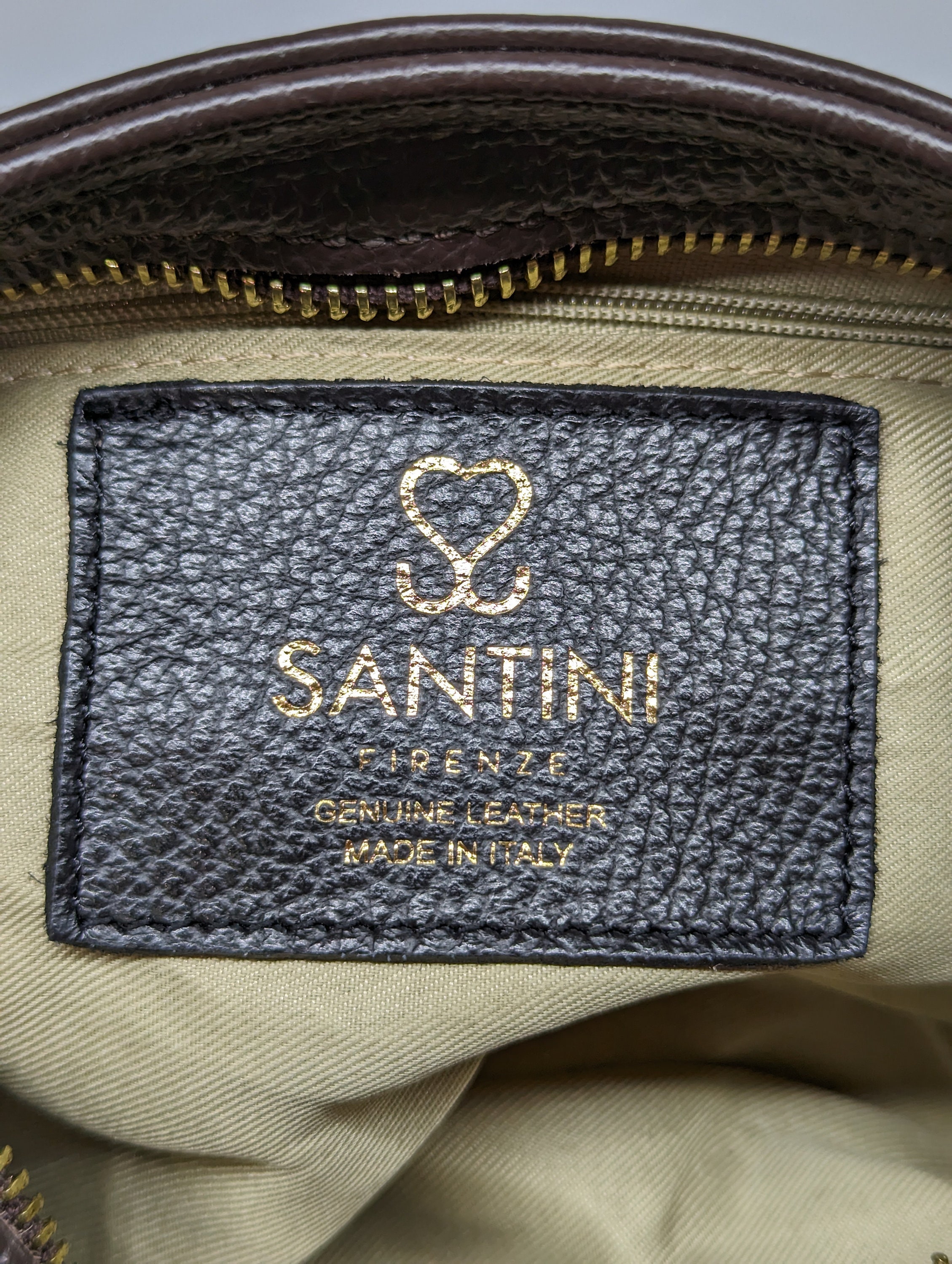 Ledertasche Santini aus Italien Etsy
