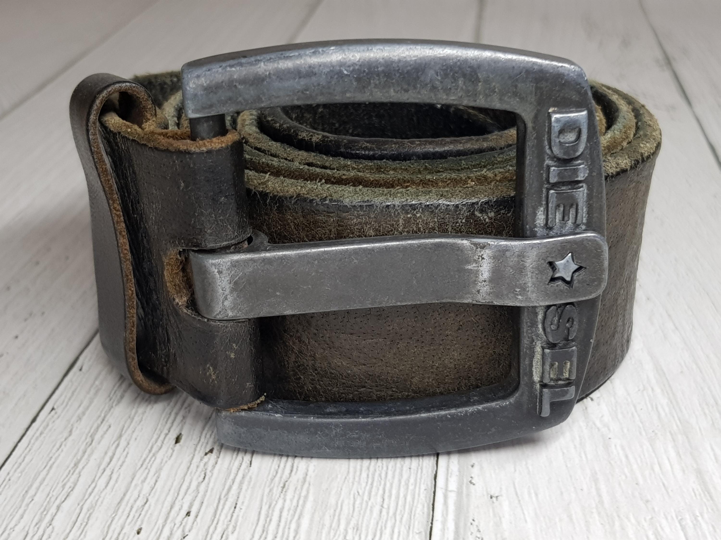 Vintage Diesel Belt - Etsy