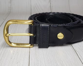 Leren BALLY riem, maat 95/38