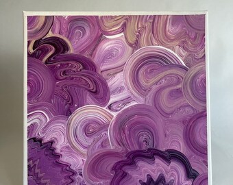Original Swirl Art | 12 x 12 Canvas