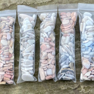 Bag of Sea Pottery - From the beautiful Kent coast - beautiful gift idea - eco art and craft - jewellery making