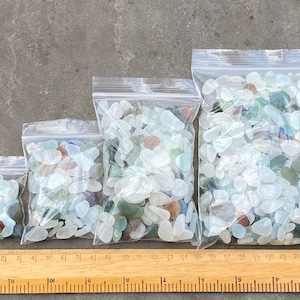 Bags of RAW Seaglass from the Beautiful Kent Coast - eco art and craft - lovely gift idea - jewellery making