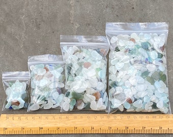Bags of RAW Seaglass from the Beautiful Kent Coast - eco art and craft - lovely gift idea - jewellery making