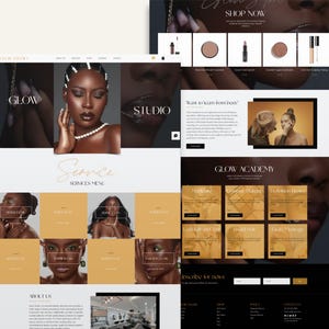 Wix Beauty Website Template for Salon, Spa, Makeup Artist & Beauty Shop image 3