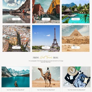 Wix Template for Travel Agents, Agencies & Tour Sites image 2