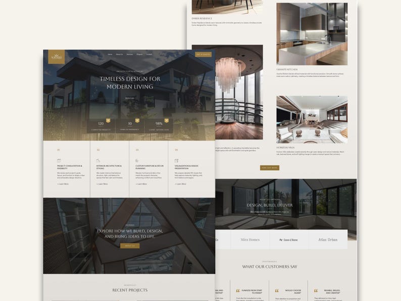 Wix Website Template for Architecture, Interior Design & Construction ...