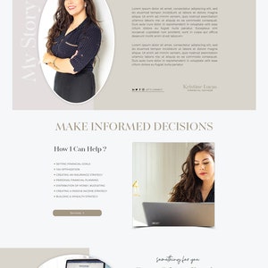 Wix Website Template for Financial Advisors, Consultants, Insurance Agents & Finance Experts image 5