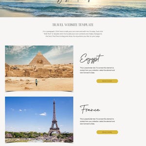 Wix Template for Travel Agents, Agencies & Tour Sites image 4