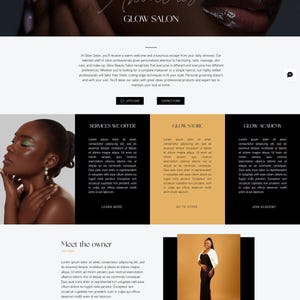 Wix Beauty Website Template for Salon, Spa, Makeup Artist & Beauty Shop image 5