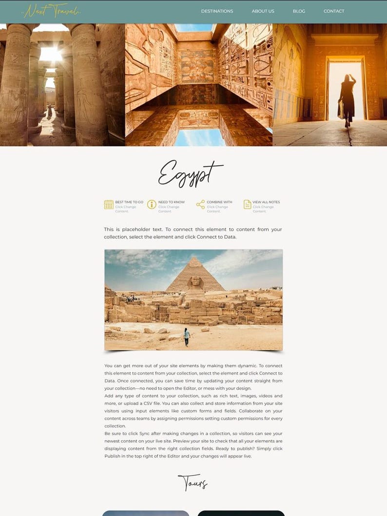 Wix Template for Travel Agents, Agencies & Tour Sites image 6