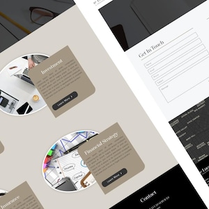 Wix Website Template for Financial Advisors, Consultants, Insurance Agents & Finance Experts image 4