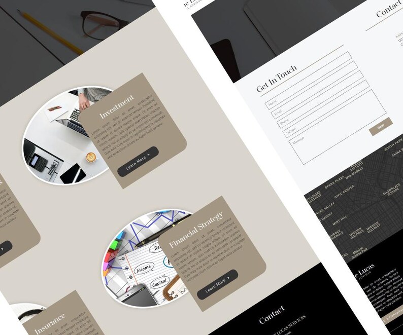 Wix Website Template for Financial Advisors, Consultants, Insurance Agents & Finance Experts image 4