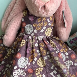 Floral Spring Dress for Medium Jellycat Bashful Bunny image 2