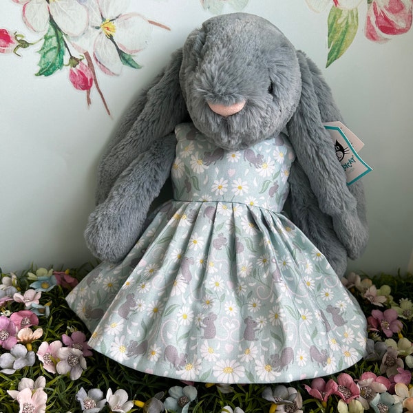 Medium Jellycat Bunny Dress and Cardigan Pattern PDF Download