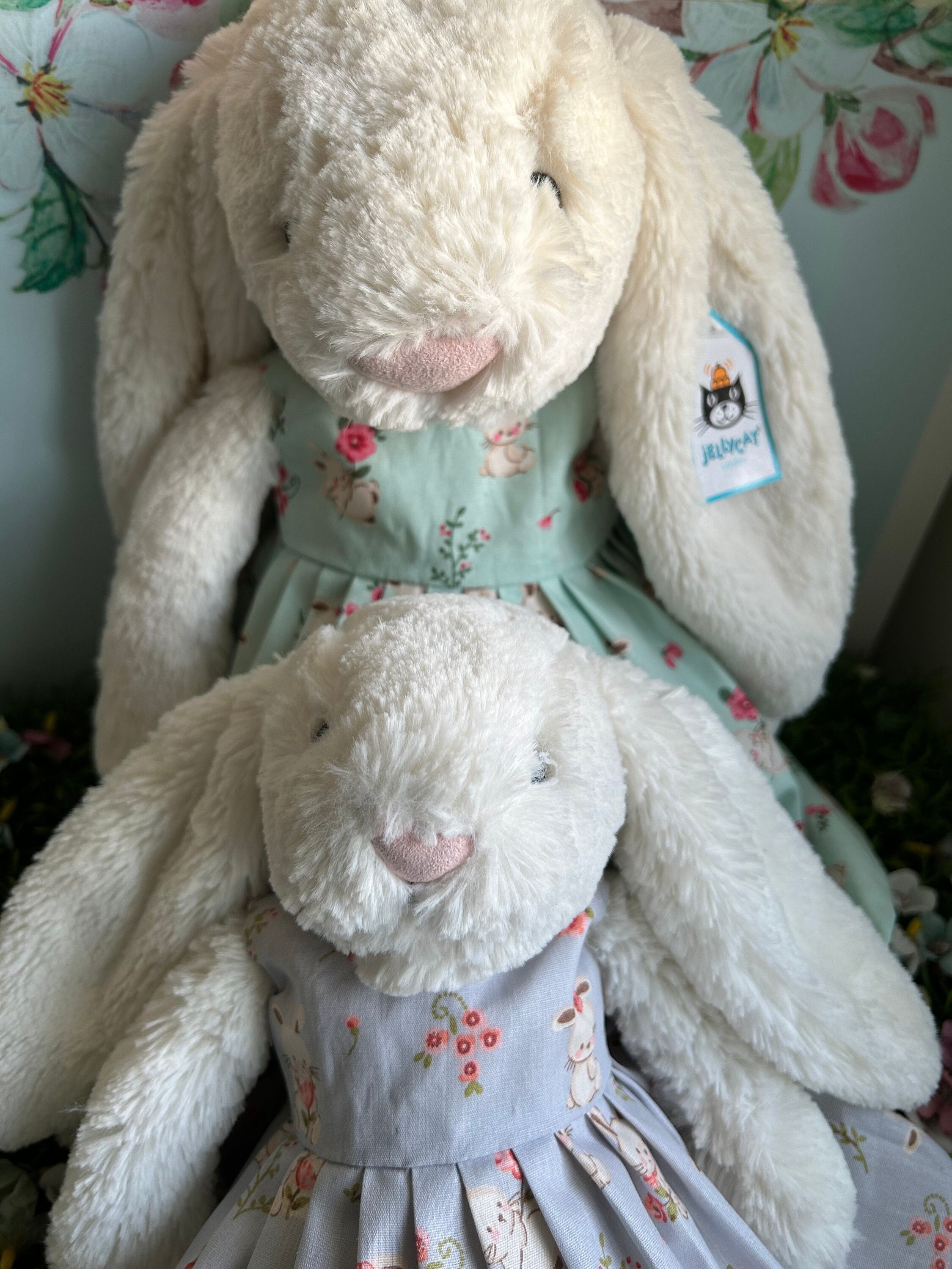 Roses Dress for a Medium or Large Jellycat Bashful Bunny Etsy