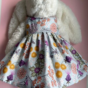 Floral Spring Dress for Medium Jellycat Bashful Bunny image 7