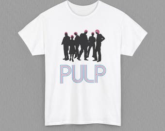 Pulp T-Shirt, Pulp Band Shirt, Britpop 90s Tee, Jarvis Cocker Shirt, Sheffield Indie Rock