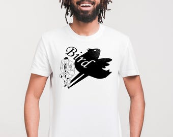 Charlie Parker T-Shirt, Jazz Legend Yardbird T - Shirt, Charlie Parker Illustration