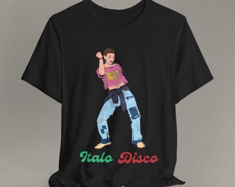 Italo Disco Shirt, Retro Electronic Music T-Shirt, 80s Dance Music Tee, Vintage Dance Music Shirt
