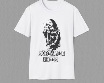Screaming Trees T-Shirt, Mark Lanegan Shirt, Grunge Band Tee, Seattle Alternative Rock, 90s Music Gift
