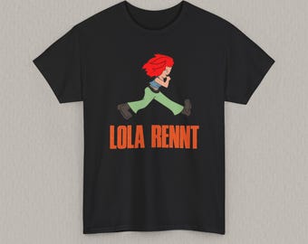 Run Lola Run T-Shirt, Lola Rennt Shirt, Franka Potente Tee, Tom Tykwer Film, German Cinema Gift, Cult Movie Shirt