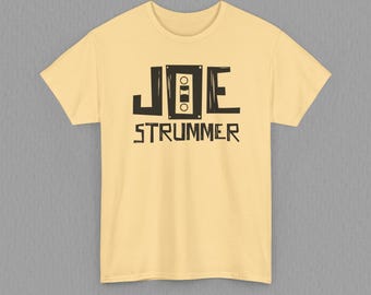 Joe Strummer T-Shirt, Original Punk Rock Illustration, Cassette Design, British Music Icon, Music Lover Gift