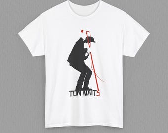 Tom Waits T-Shirt, Tom Waits Shirt, Musician Tee, Alternative Rock Shirt, Singer Songwriter Gift