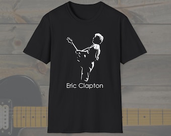 Eric Clapton T - Shirt, Eric Clapton Minimalist Shirt, Clapton Slow Hand t shirt,
