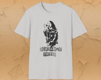 Screaming Trees T-Shirt, Original and exclusive Mark Lanegan t-shirt, Screaming Trees Cool Illustration for T- Shirt,