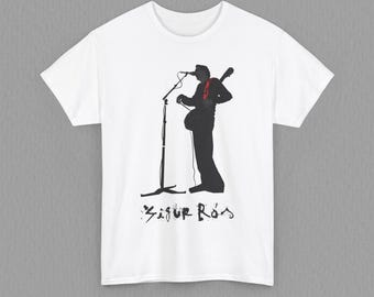 Sigur Rós T-Shirt, Icelandic Post Rock Band Tee, Minimalist Concert Shirt, Music Lover Gift