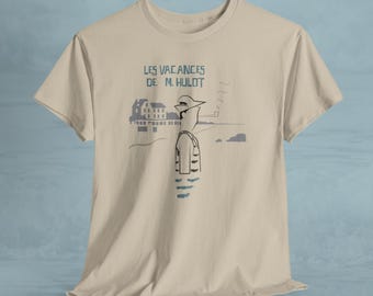 Jacques Tati T-Shirt, Monsieur Hulots Holiday, Jacques Tati shirt, Monsieur Hulot,
