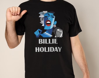 Billie Holiday T-Shirt, Lady Day T - Shirt, Billie Holiday Original Shirt, Unisex Softstyle T-Shirt,