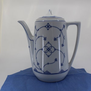 Blue Saks Jager coffee pot