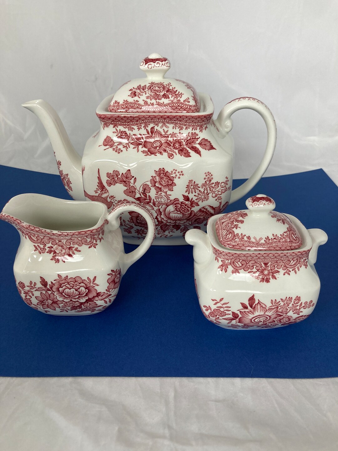 Wedgwood, Teapot Vintage, Cup and Saucer, England, Ironston, English