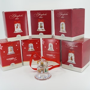Unique Hutschenreuther Christmas Bells | Available Years 1980, 1988-2020 | Original Boxes & Certificates