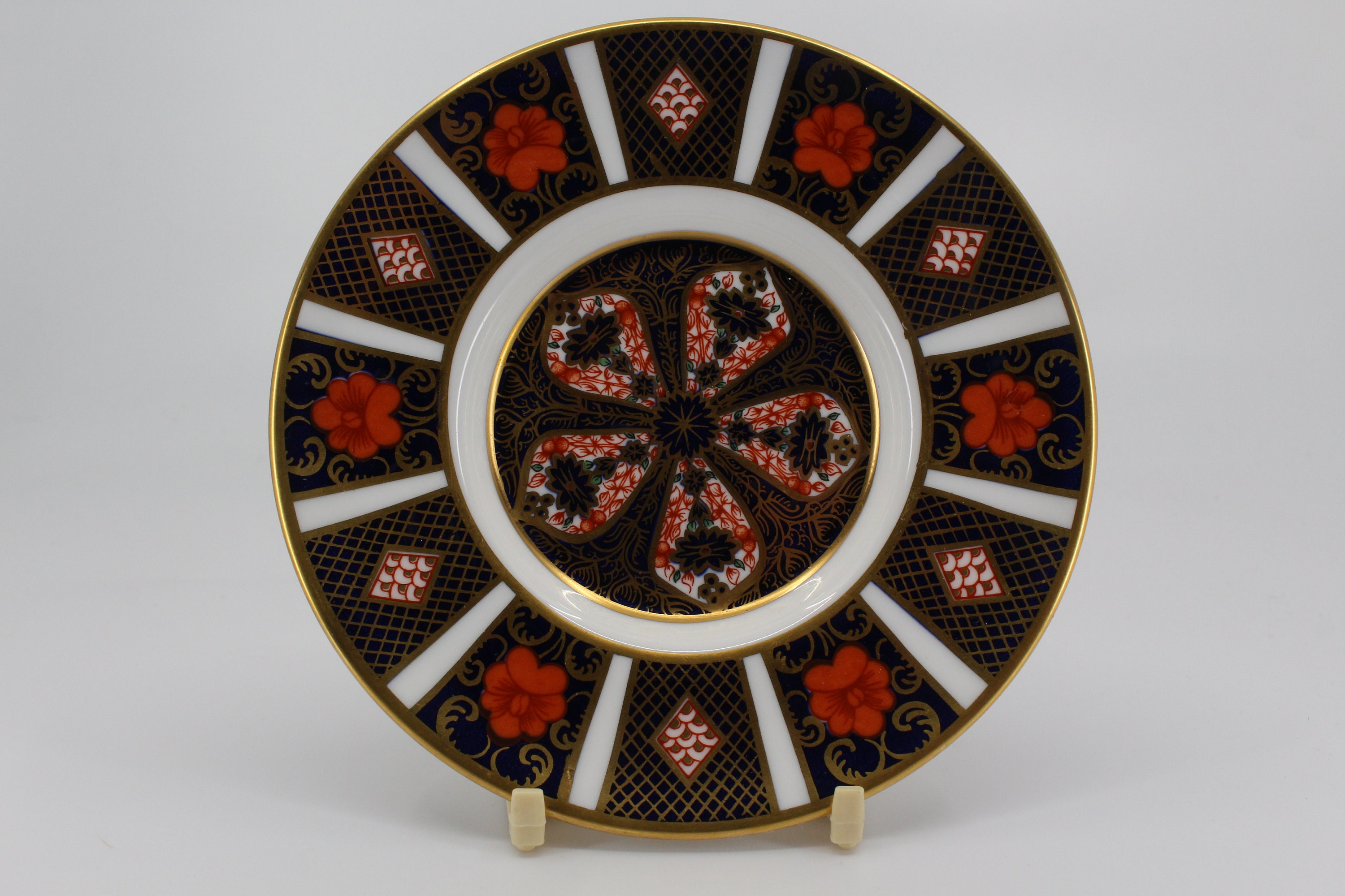 Royal Crown Derby English bone china talerz Imari 1128 XL - Etsy