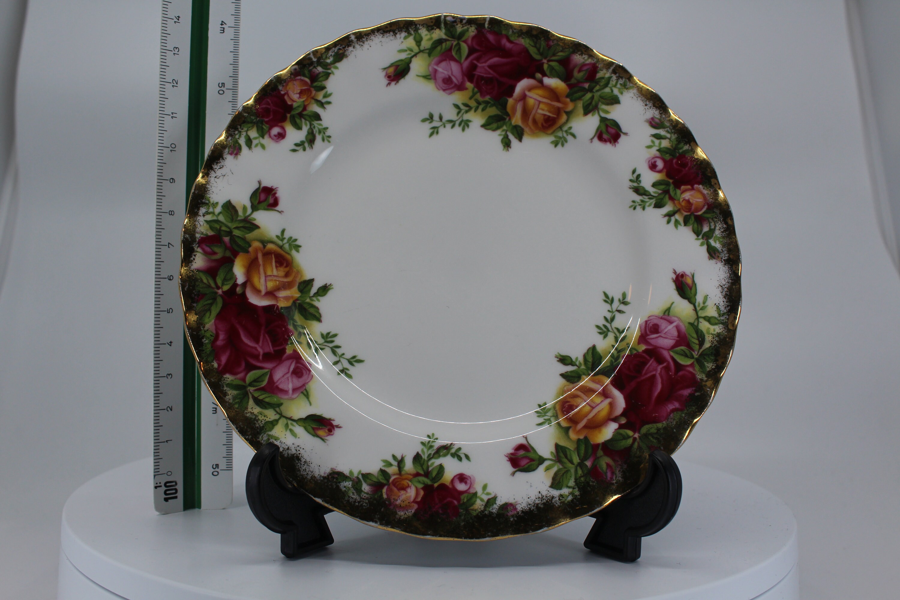 Royal Albert Old Country Roses Cake Plate 13 Cm Etsy