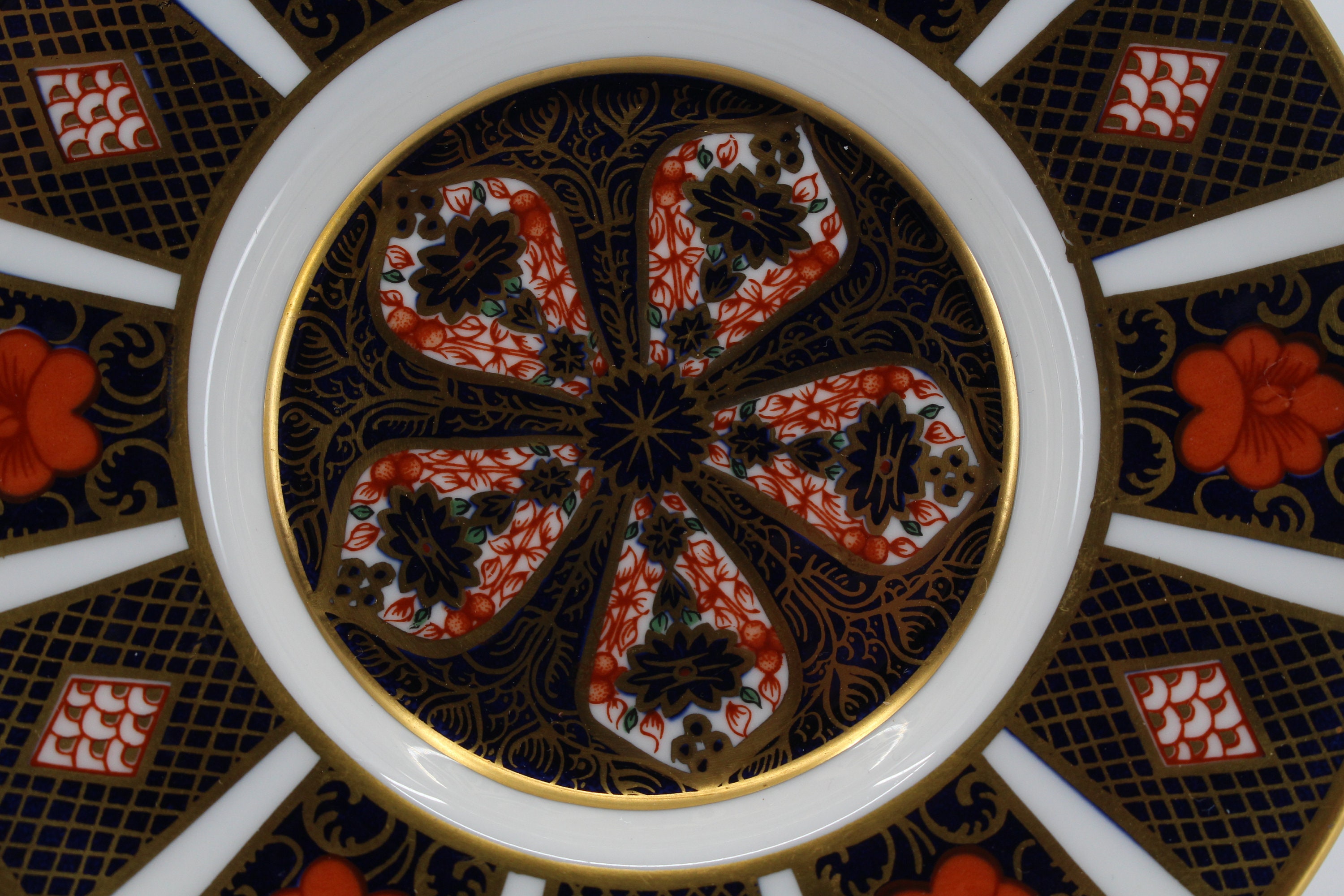 Royal Crown Derby English bone china talerz Imari 1128 XL - Etsy