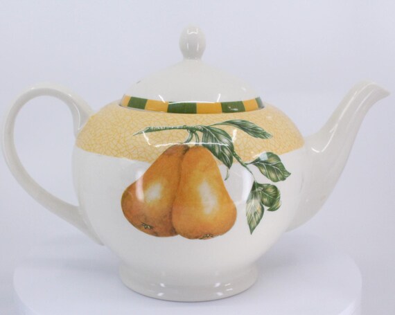 Churchill Somerset Fruit Staffordshire Coffee Tea Pot Sugar and 