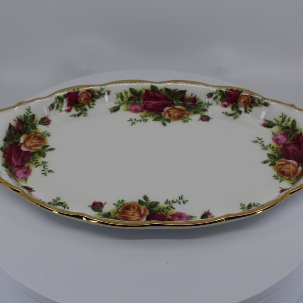 Royal Albert Old Country roses milk and sugar tableau / bowl oval 25 cm