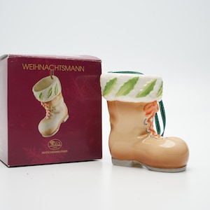 Weihnachtsmann Hutschenreuther - Weihnachtsschuh / -stiefel - Christbaumschmuck