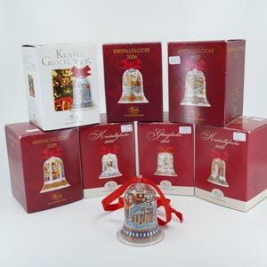 Unique Hutschenreuther Christmas Bells | Available Years 1980, 1988-2020 | Original Boxes & Certificates
